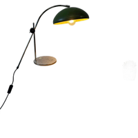 Vintage Industriële Groene Tafellamp / Desk Lamp