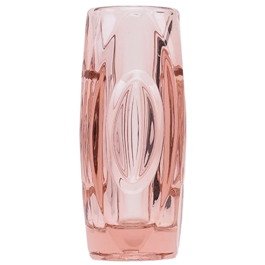 Sklo Union Bullet Vaasje Roze, 1950s 1