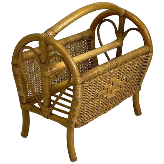 Rotan Krantenbak Lektuurbak Mand 1