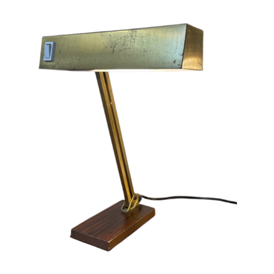 Vintage Bureaulamp / Tafellamp, Pfaffle Leuchten, Duitsland 1960's 1