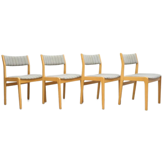 Farstrup Denmark | Eetkamerstoelen | Vintage | Set Van 4 1
