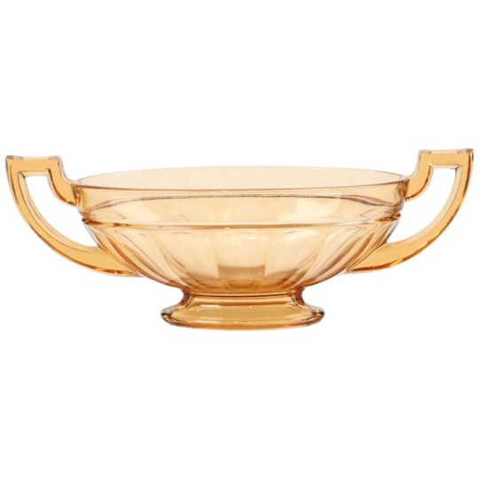 Art Deco Val Saint Lambert Fruitschaal Noémie Ovaal Luxval 1935 1