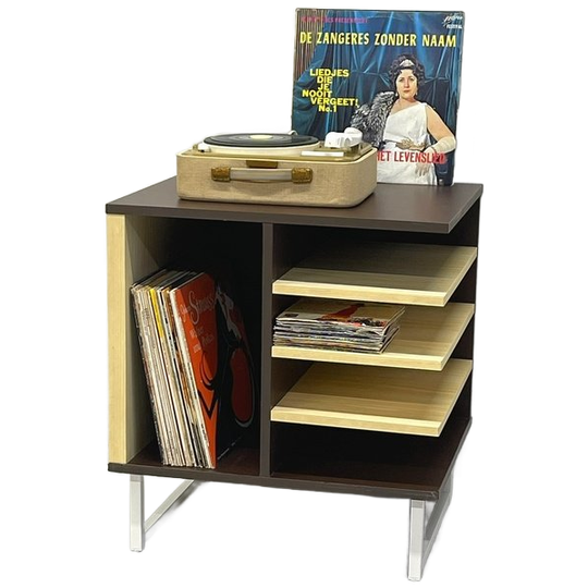 Jaren 70 Audiokastje Vakkenkast Lp Vinyl Vintage 1