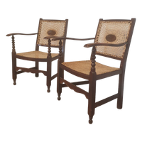 Monastery / Medaillon / Webbing Arm Chairs / 1930s