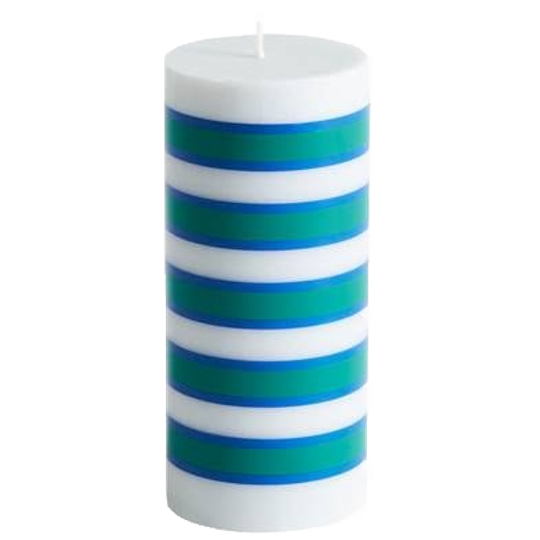 HAY Column Kaars S - Light Grey/blue/green - Tweedekans 1