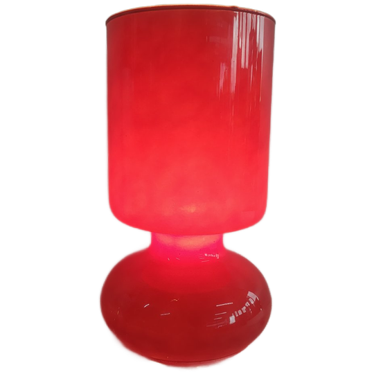 Lykta Bureau Of Slaapkamerlamp (IKEA, Jaren 90, Rood). 1