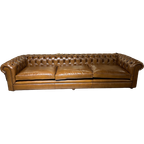 Waanzinnige Xxl Kingsize Chesterfield Rossendale 5 / 6 Zits Bank In Handwash Leder thumbnail 1