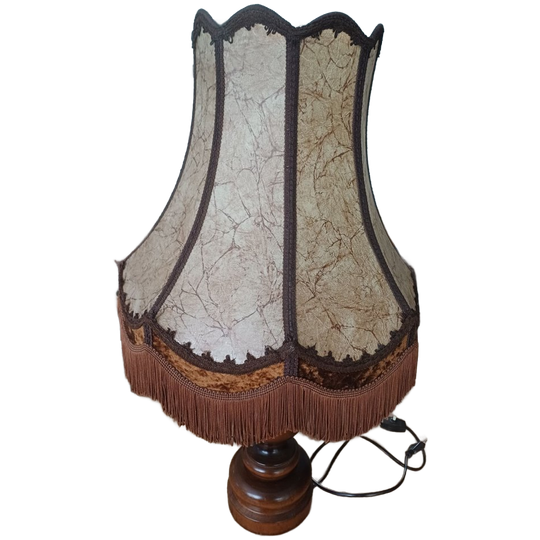 Vintage Tafellamp Met Franjes 1
