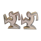 Set Osvaldo Cavandoli Keith Haring La Linea Lampen Grijs thumbnail 1