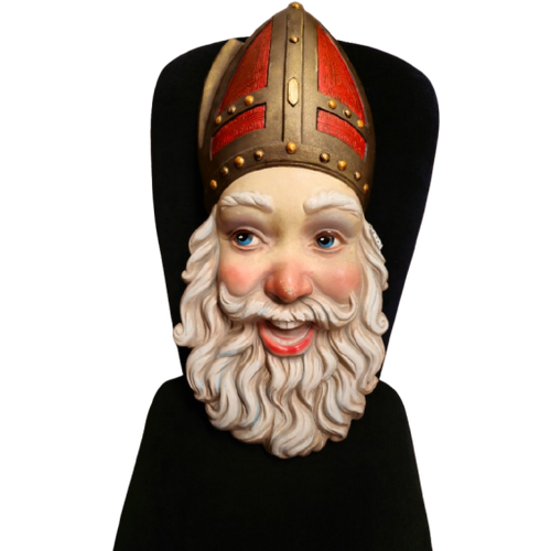 Vintage Sinterklaas Sint Hoofd Etalage Etalagematriaal