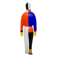 Kazimir Malevich “Sportsmen” Kunstbeeld Van Papier-Maché Guggenheim Museum 1996