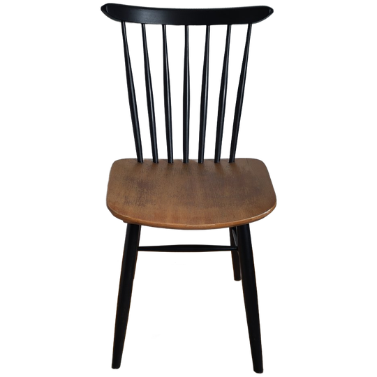 Vintage Houten Spijlen Stoel 1