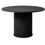 Taree Eetkamertafel - Ø120 Cm - Zwart thumbnail 1