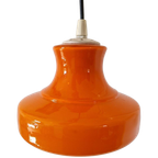 Oranje Vintage Glazen Hanglamp Oranje Hanglamp Retro Design thumbnail 1