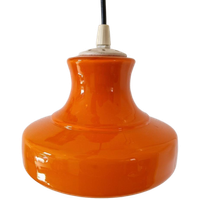Oranje Vintage Glazen Hanglamp Oranje Hanglamp Retro Design