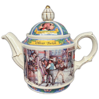 Vintage Sadler Theepot Uit De Klassieke Lyric-serie Gewijd Aan Charles Dickens "oliver Twist". thumbnail 1