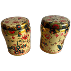 2X Vintage Blik Co-Op Jaren 50 thumbnail 1