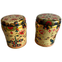 2X Vintage Blik Co-Op Jaren 50