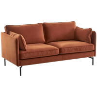 Polspotten | 2-zits Bank Velvet Rust