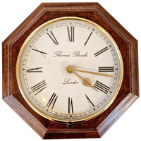 Vintage Engelse Klok Wandklok Klassieke Klok Clock