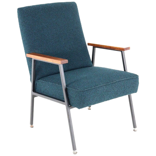 Gispen Fauteuil 'genie' Stoel Vintage Nieuw Gestoffeerd | 2 Stuks Op Voorraad 1