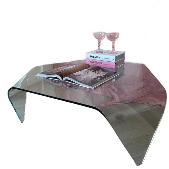 Fiam Italia Waterfall Edge Glazen Salontafel 1