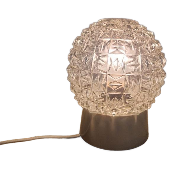 Vintage Mid Century Glazen Plafonniere 1