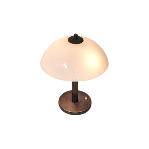 Art Deco Tafellamp – Nieuw Glas - (Mk39)