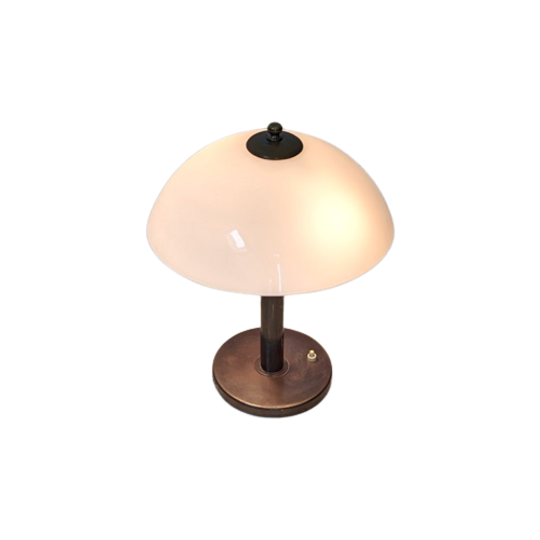 Art Deco Tafellamp – Nieuw Glas - (mk39) 1