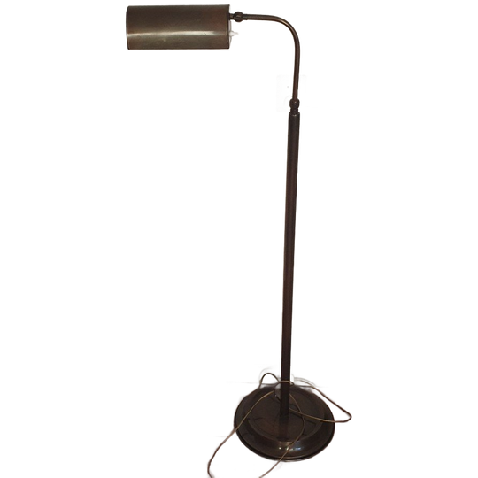 Vloerlamp - Notarislamp - Leeslamp - Verstelbaar - Ronde Kap 1