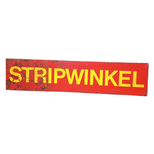 Reclamebord Van Een Stripwinkel 1