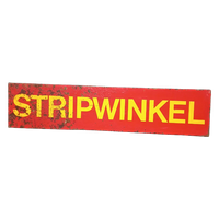 Reclamebord Van Een Stripwinkel