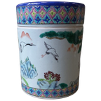 Chinese Theedoos Met Kraanvogels thumbnail 1