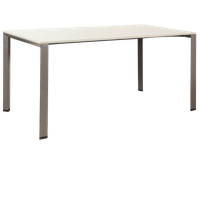 Ahrend 700 Tafel, Lichtgrijs Blad, 160 X 80 Cm, Antraciet Vast Hoogte Onderstel