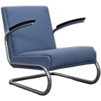 Buisframe Fauteuil S411 - W.h. Gispen Voor Mücke Melder, 1960s thumbnail 1