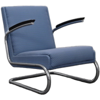 Buisframe Fauteuil S411 - W.h. Gispen Voor Mücke Melder, 1960s