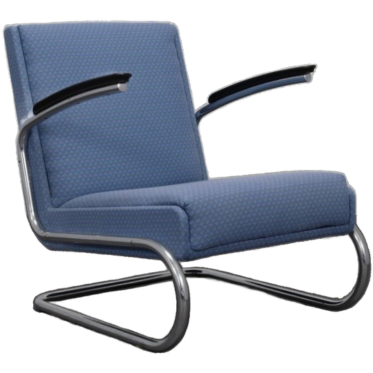 Buisframe Fauteuil S411 - W.h. Gispen Voor Mücke Melder, 1960s 1