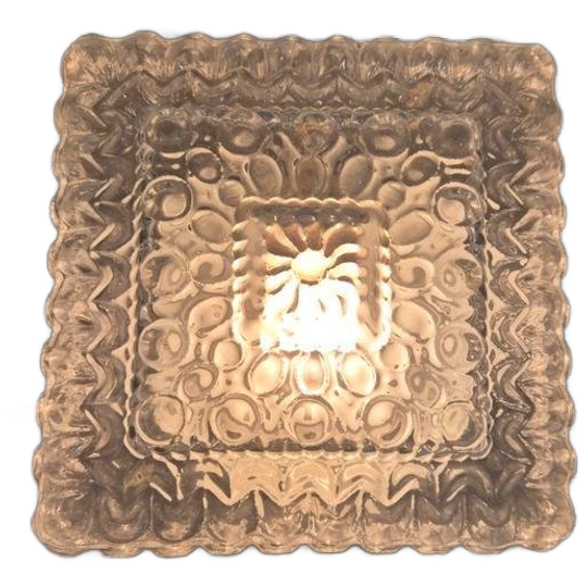 Vintage Plafonniere Glas Mid Century Design 1