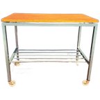 Retro Vintage Trolley, Bijzettafeltje, Tafeltje, Tv Meubel thumbnail 1