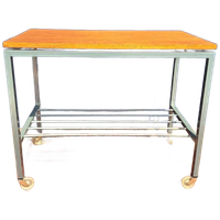 Retro Vintage Trolley, Bijzettafeltje, Tafeltje, Tv Meubel