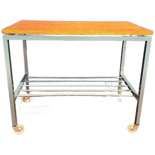 Retro Vintage Trolley, Bijzettafeltje, Tafeltje, Tv Meubel 1