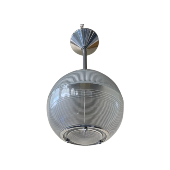 Jaren 40 Lamp Hanglamp Holophane Vintage Frans 1