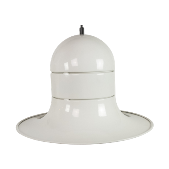 Boulanger S.a. - Space Age - Hanglamp - Wit Gelakt - Made In Belgium - 60;s 1