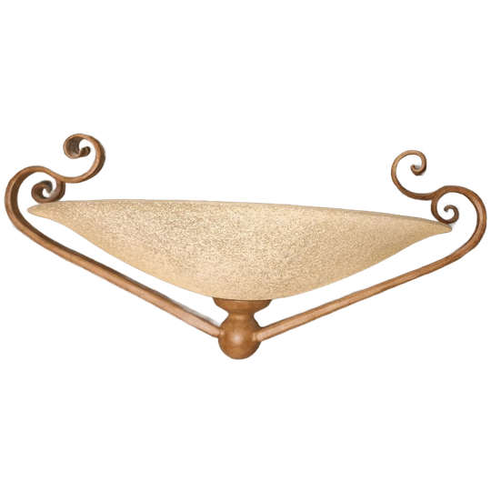 Vintage Wandlamp Mureno Glas Van Lipparini 1