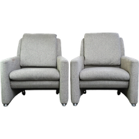 Set Van 2 Correcte En Uiterst Comfortabele Leolux Fidamigo Design Fauteuils