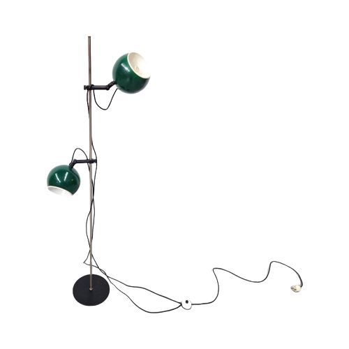 Sppace Age Vloerlamp Groene Bollen, 1970