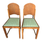 Set 2 Vintage Eetkamer Stoelen thumbnail 1