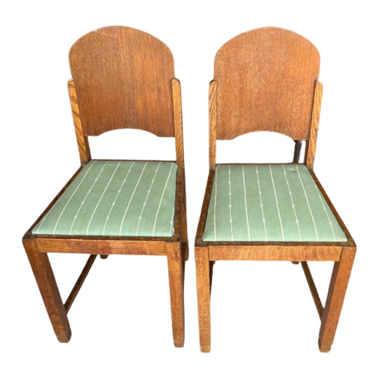 Set 2 Vintage Eetkamer Stoelen 1