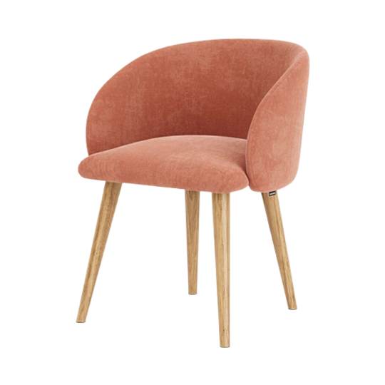Sofacompany Roze Eetkamerstoel Danny In Dusty Rose 1