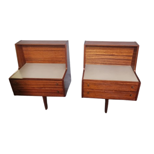 Vintage Nachtkastjes - Mid Century – Jaren 60 1